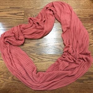 Pink infinity scarf